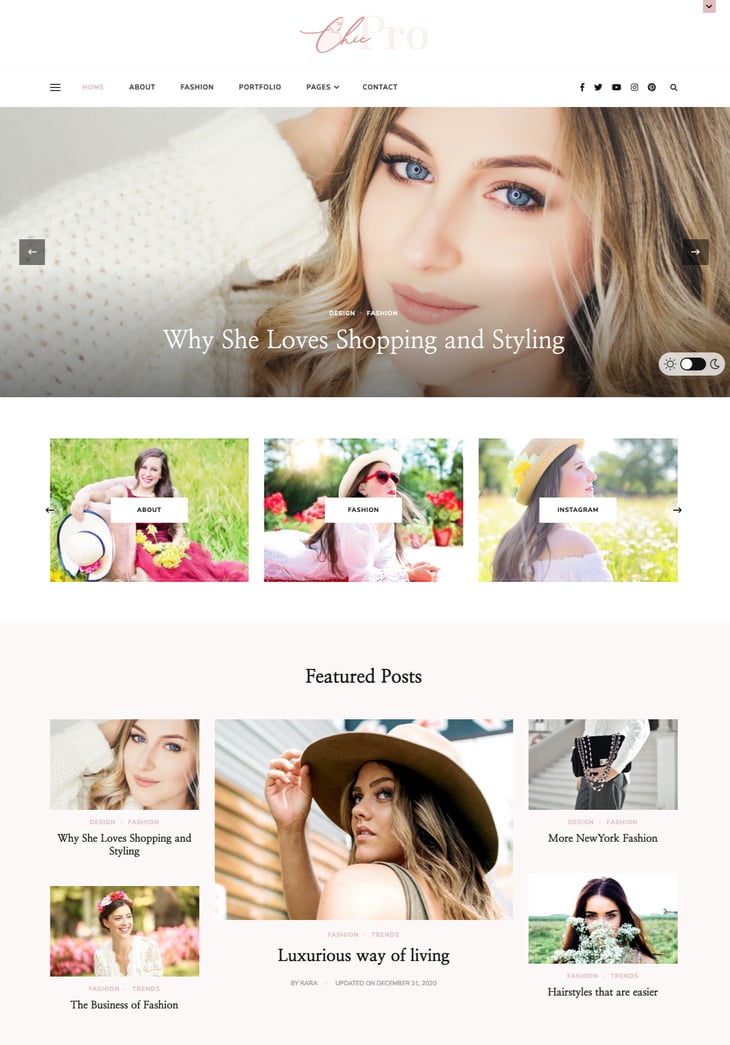 Chic Pro WordPress Theme