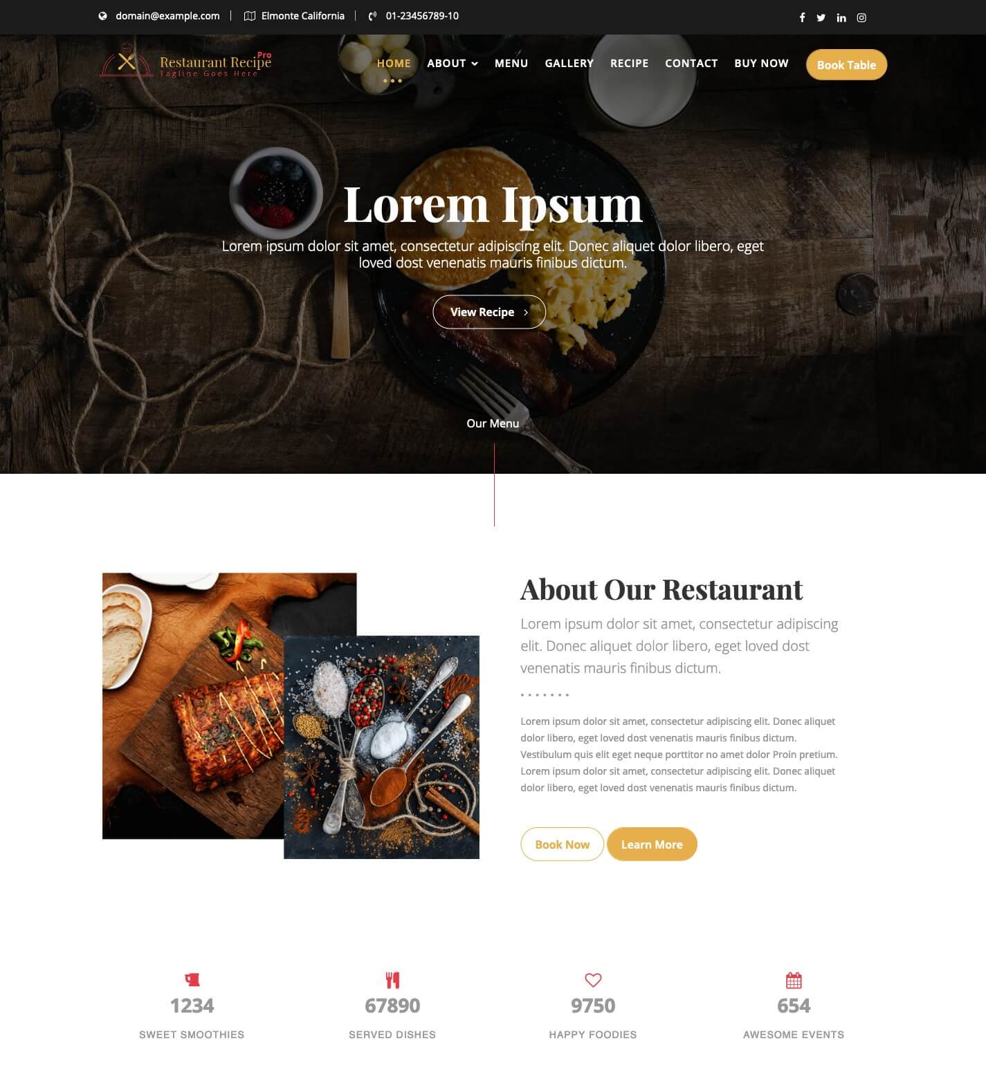 Restaurant Recipe Pro