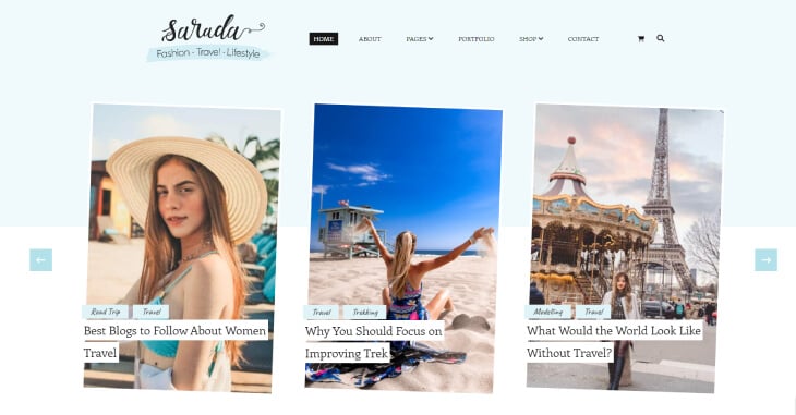 Sarada Travel Template