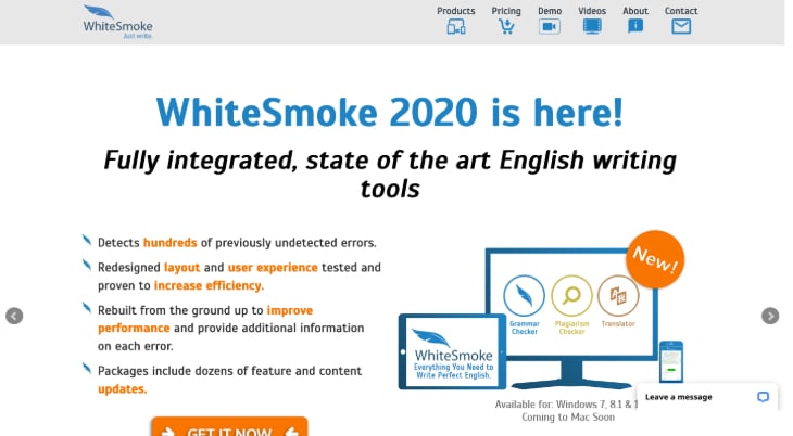 WhiteSmoke Grammar Checker Tools