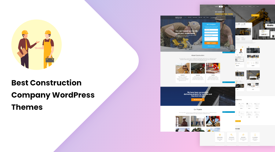 Best Construction Company WordPress Themes