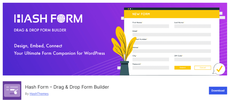 Hash Form plugin
