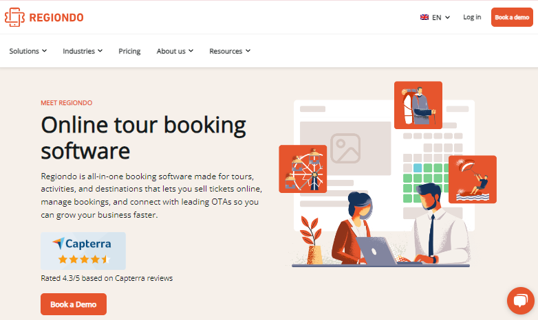 regiondo booking software