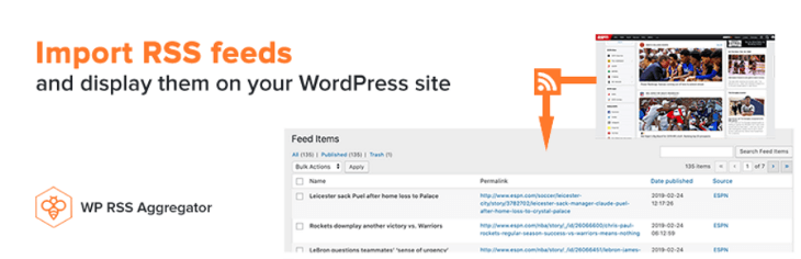 WP RSS Aggregator Plugin