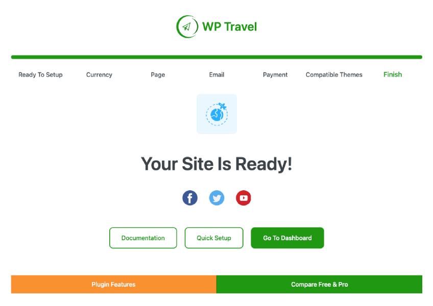 WP Travel onboarding process